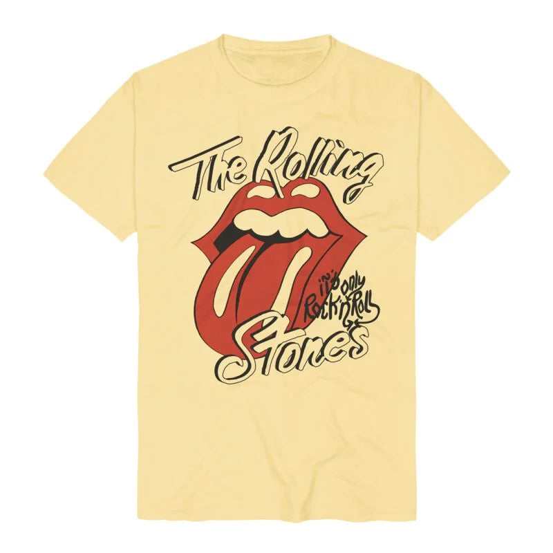 T-Shirt Rolling Stones Yellow