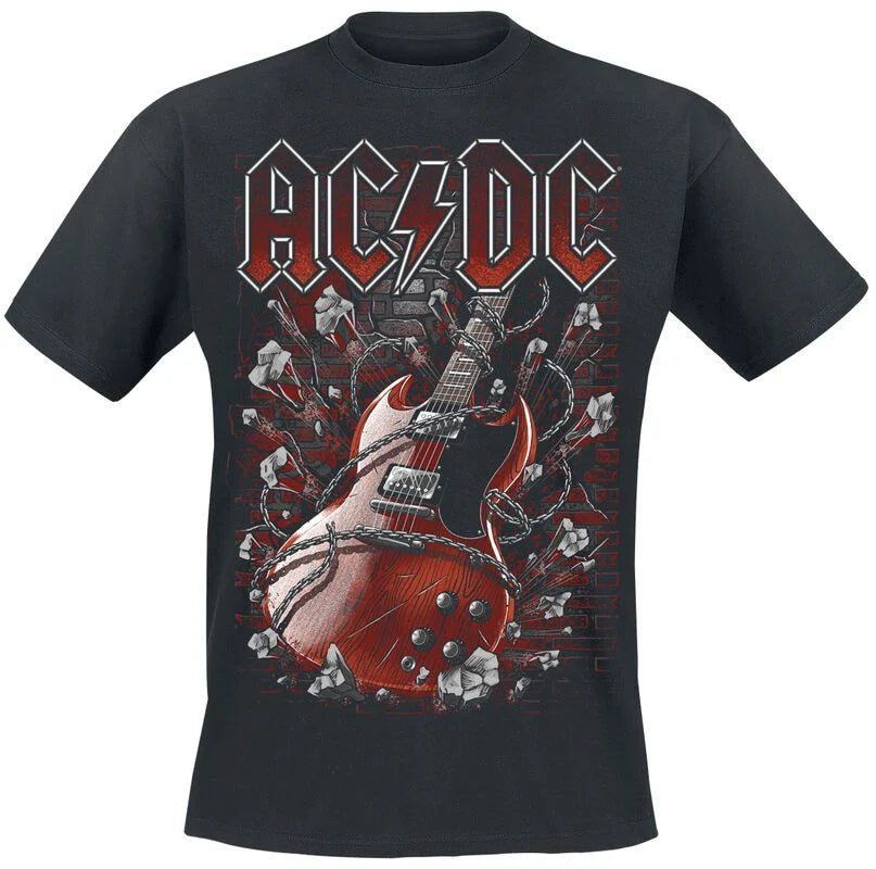 T-Shirt AC/DC Breaking the Wall Blk
