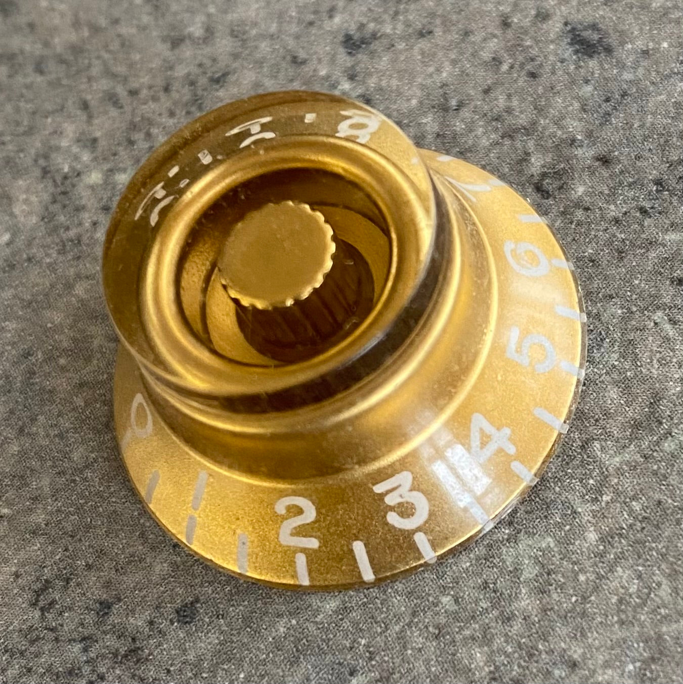 Bouton de potentiomètre Vintage type LP "hat"