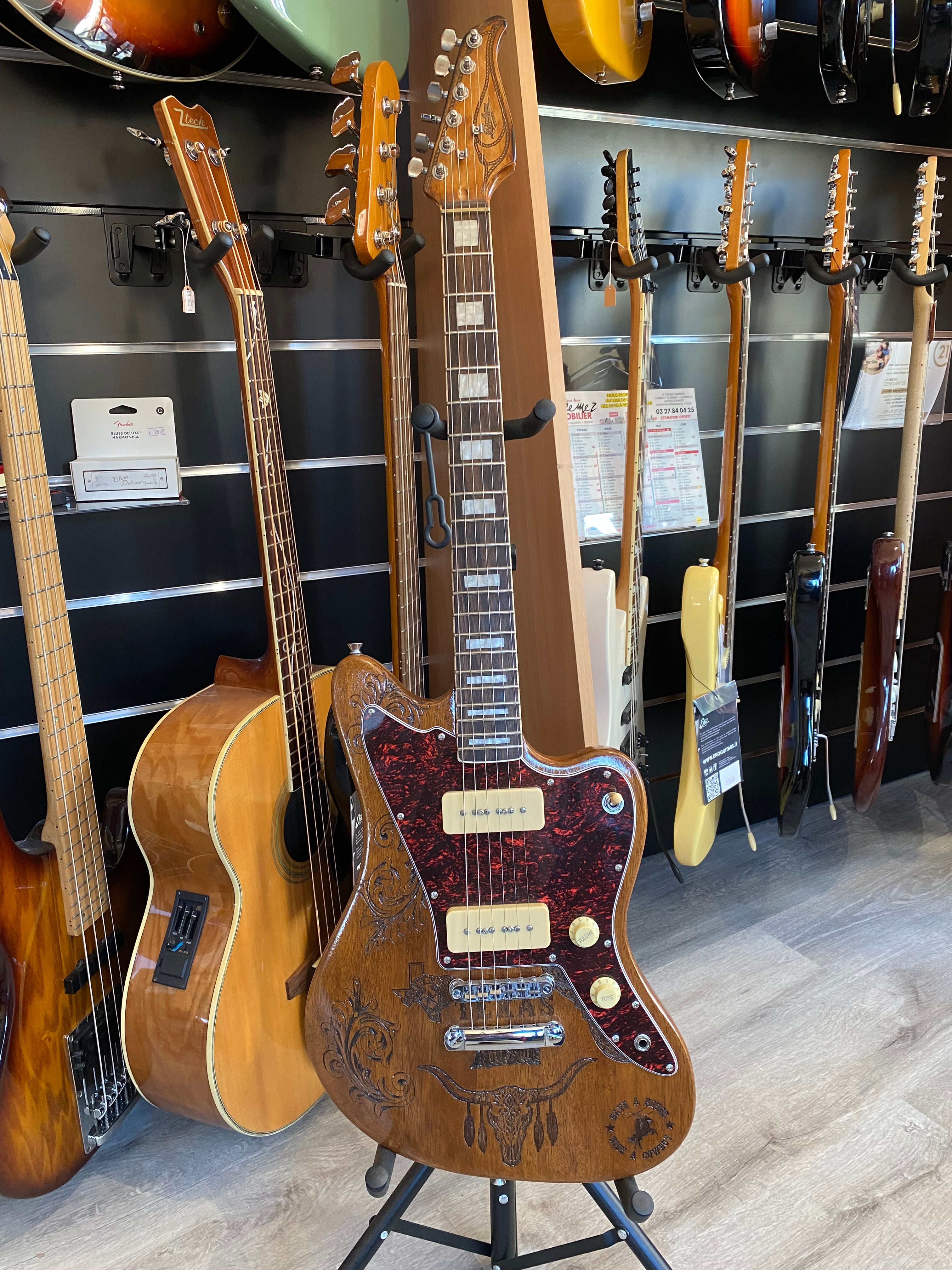 Guitare type Jazzmaster Custom