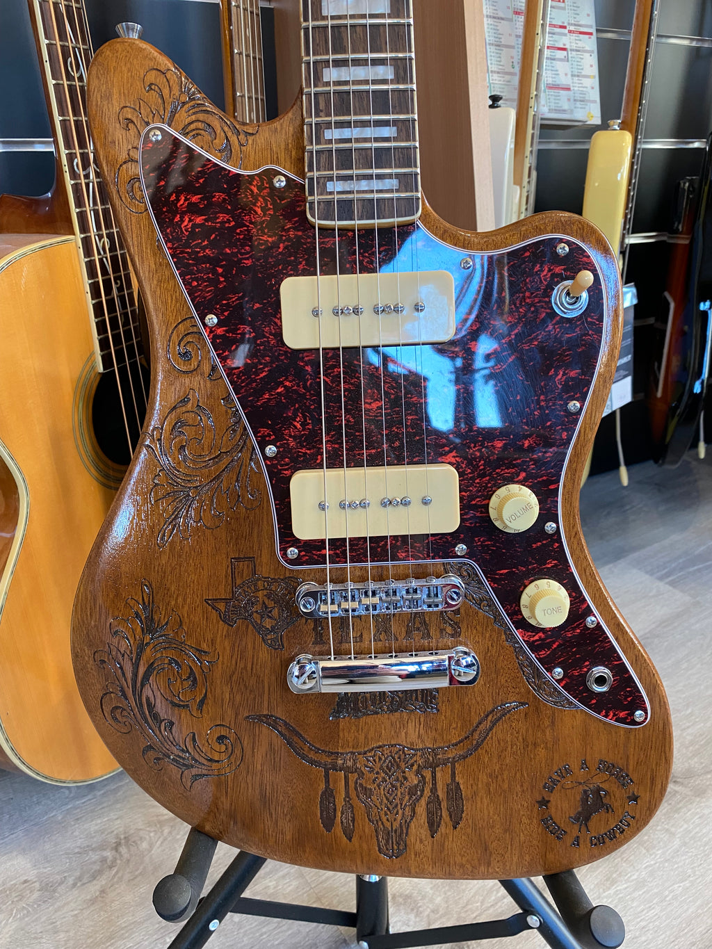 Guitare type Jazzmaster Custom