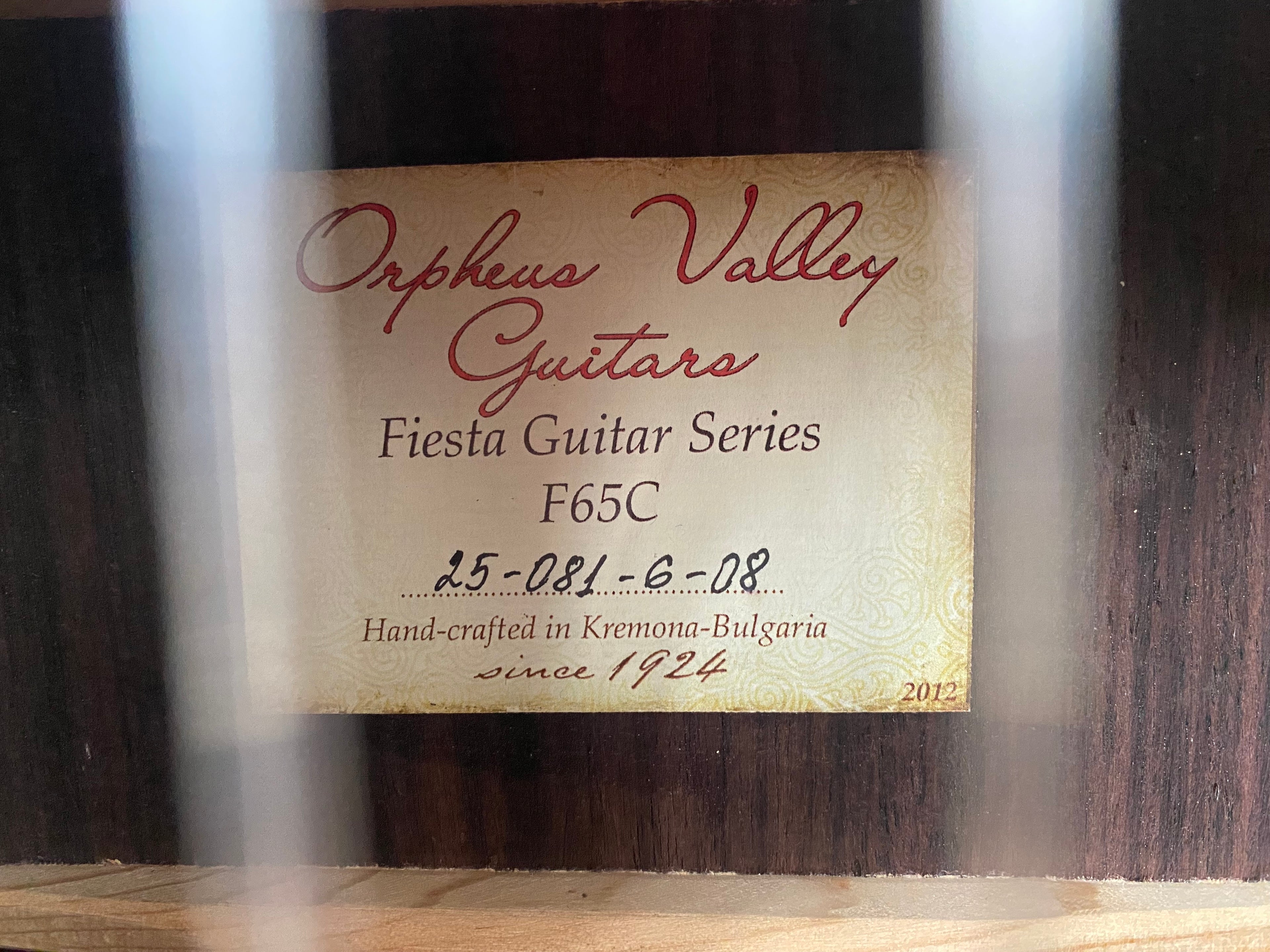 Orpheus Valley Fiesta F65C