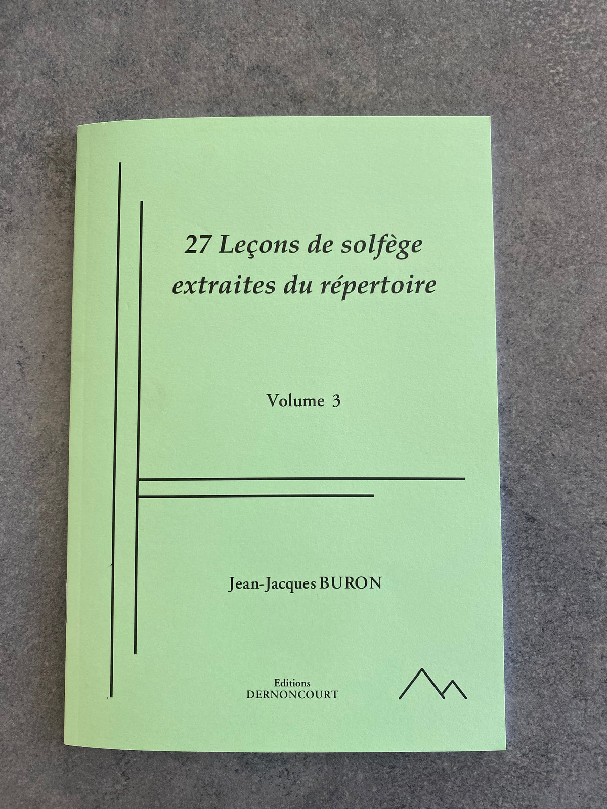 27 leçons de solfège extraites du répertoire en clés de Sol et Fa mélangées