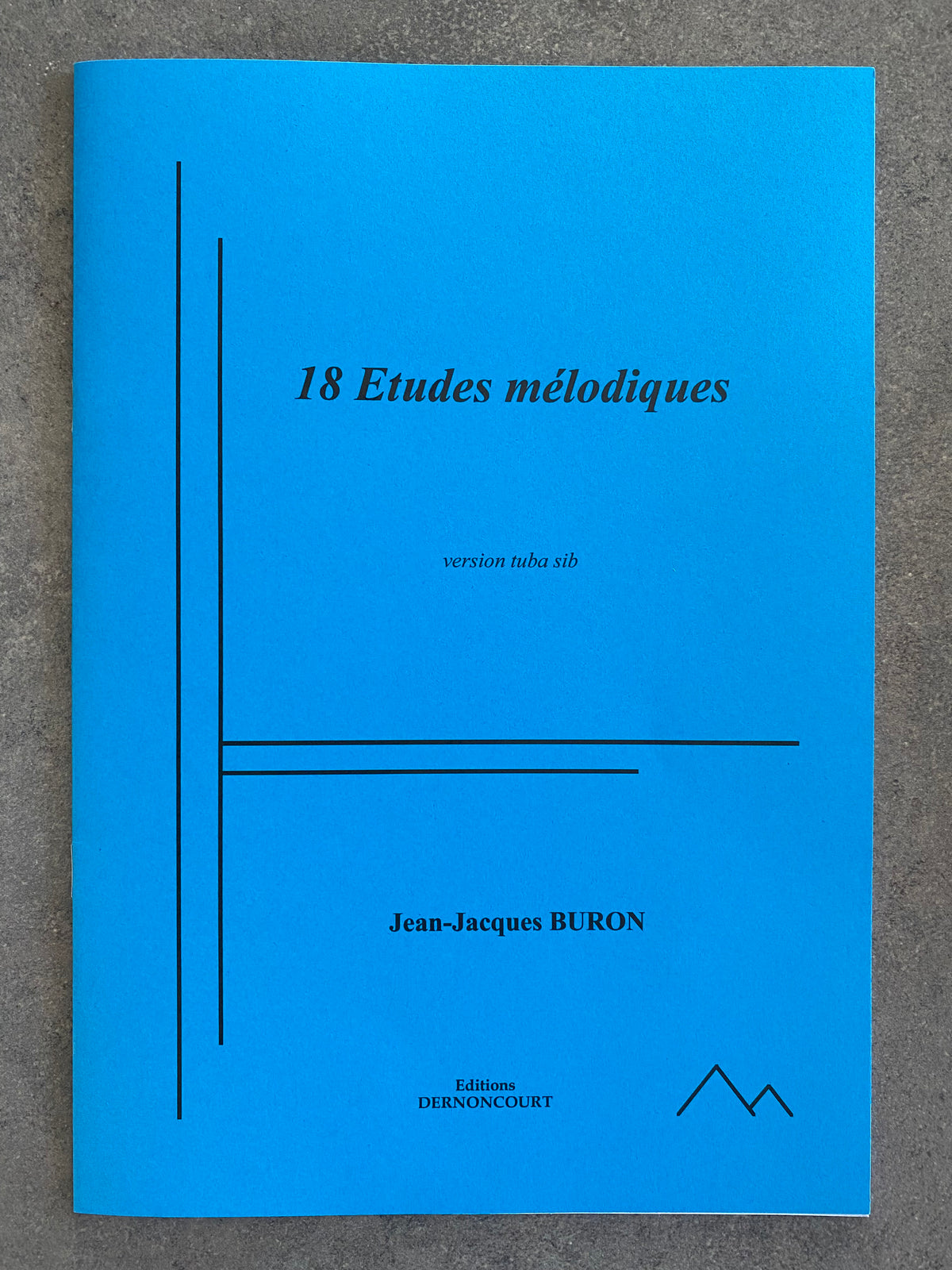 18 études mélodiques tuba Sib