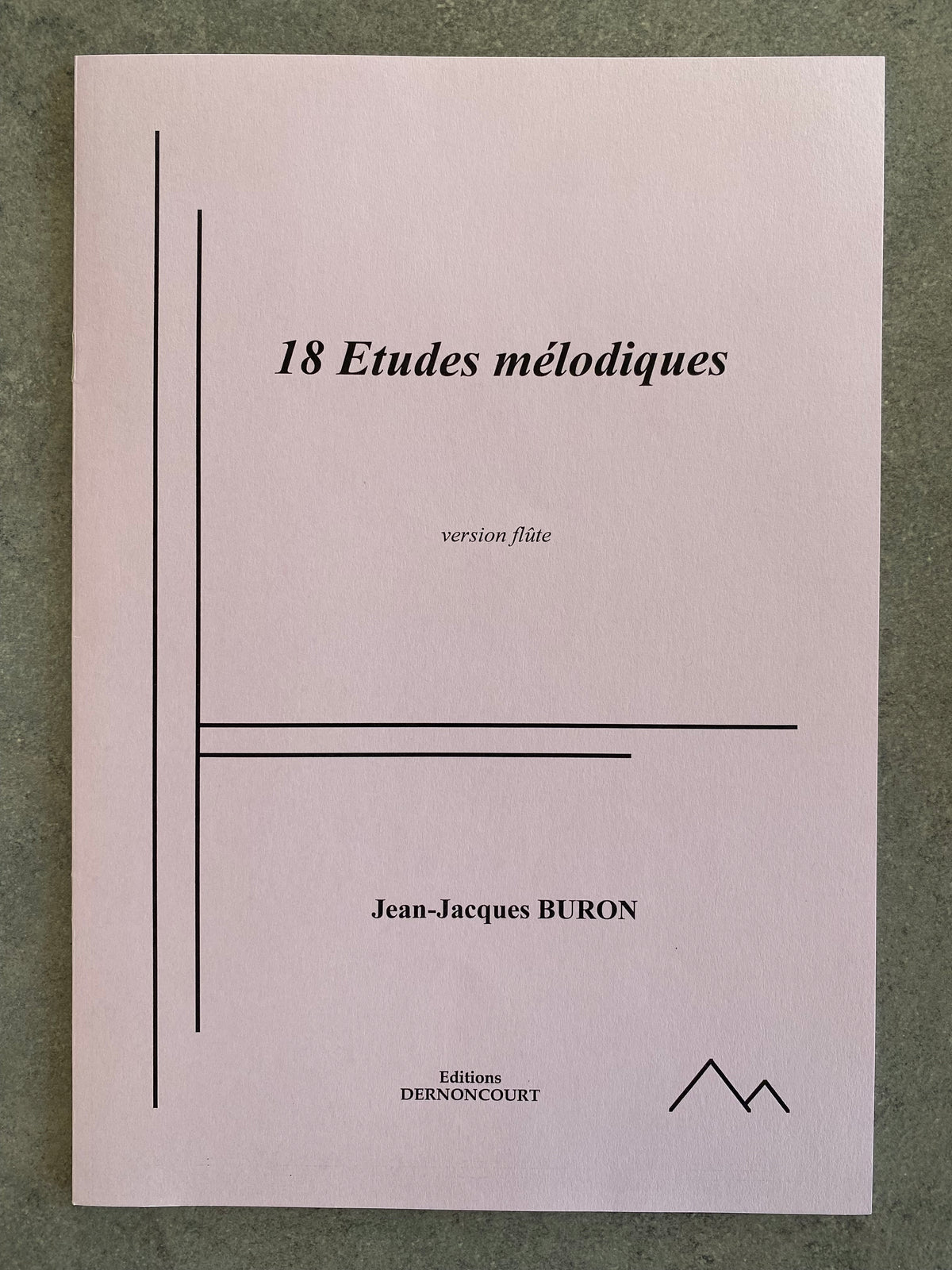 18 études mélodiques flûte