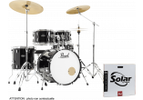 Pearl Roadshow Fusion 20" 5 fûts avec 3 cymbales Sabian Solar  (sur commande)