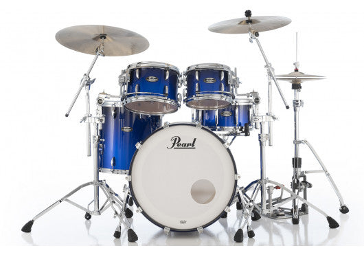 Pearl Masters Maple Rock 22" 4 fûts Kobalt Blue Fade Metallic (sur commande)