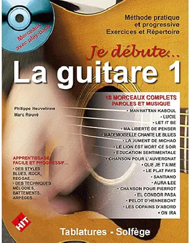 Je débute la guitare 1 avec CD