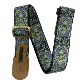 Strap jacquard perse azur